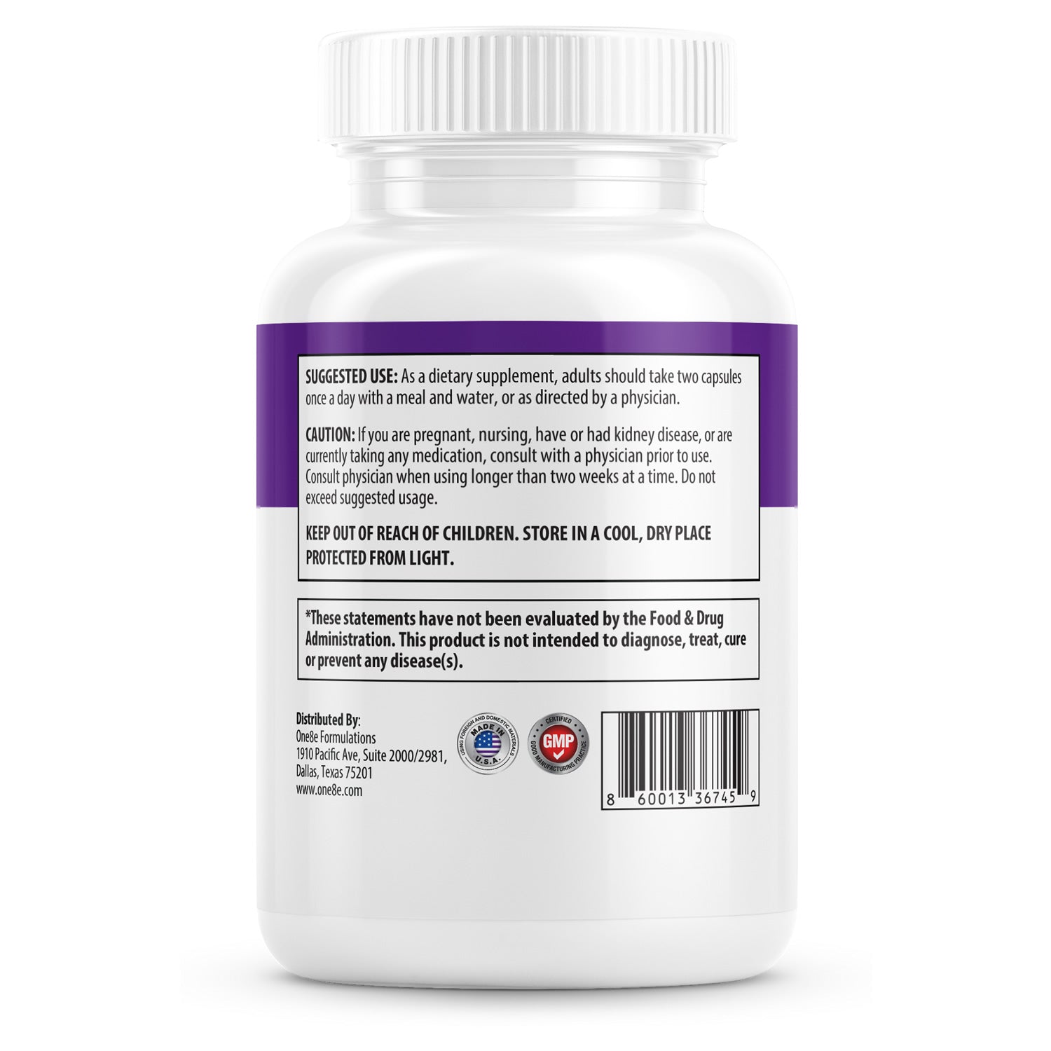 Hair, skin, and nail capsules on white background