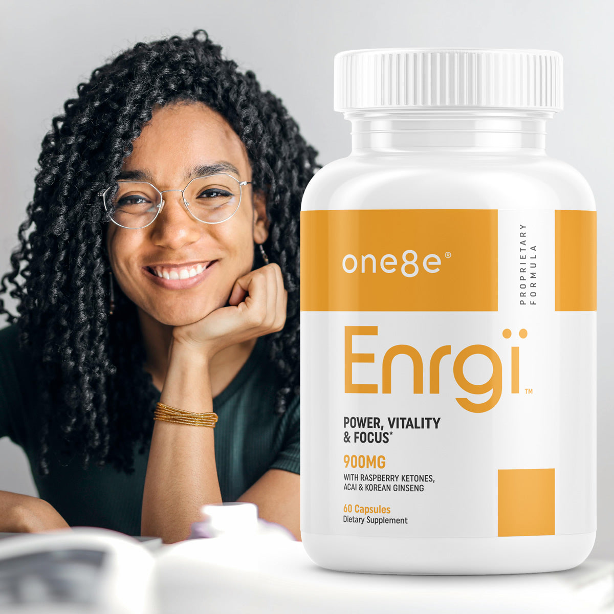 ONE8E Enrgï formula for metabolism and energy boost