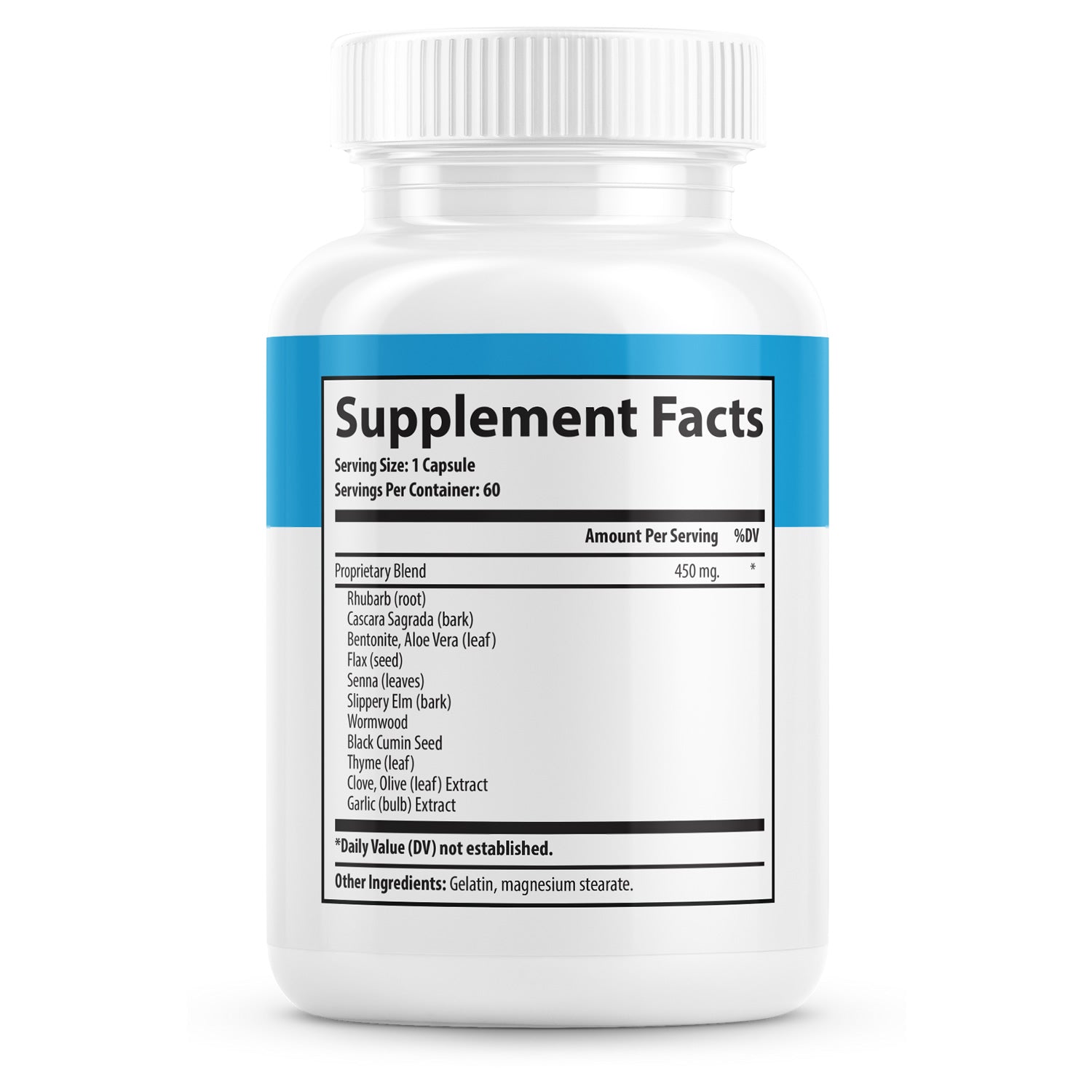 Herbal capsules for bloating and digestion
