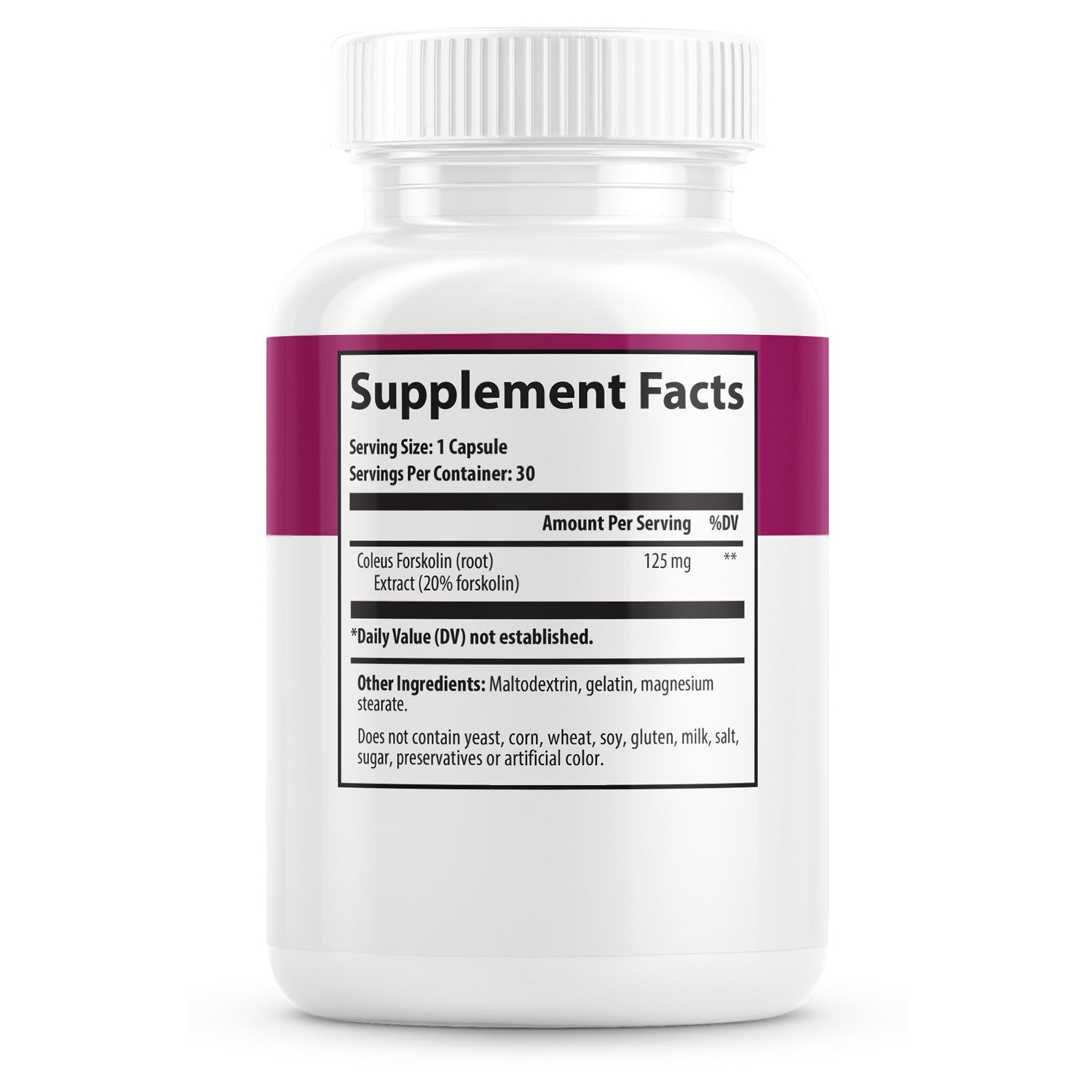 Natural energy and stress relief capsules