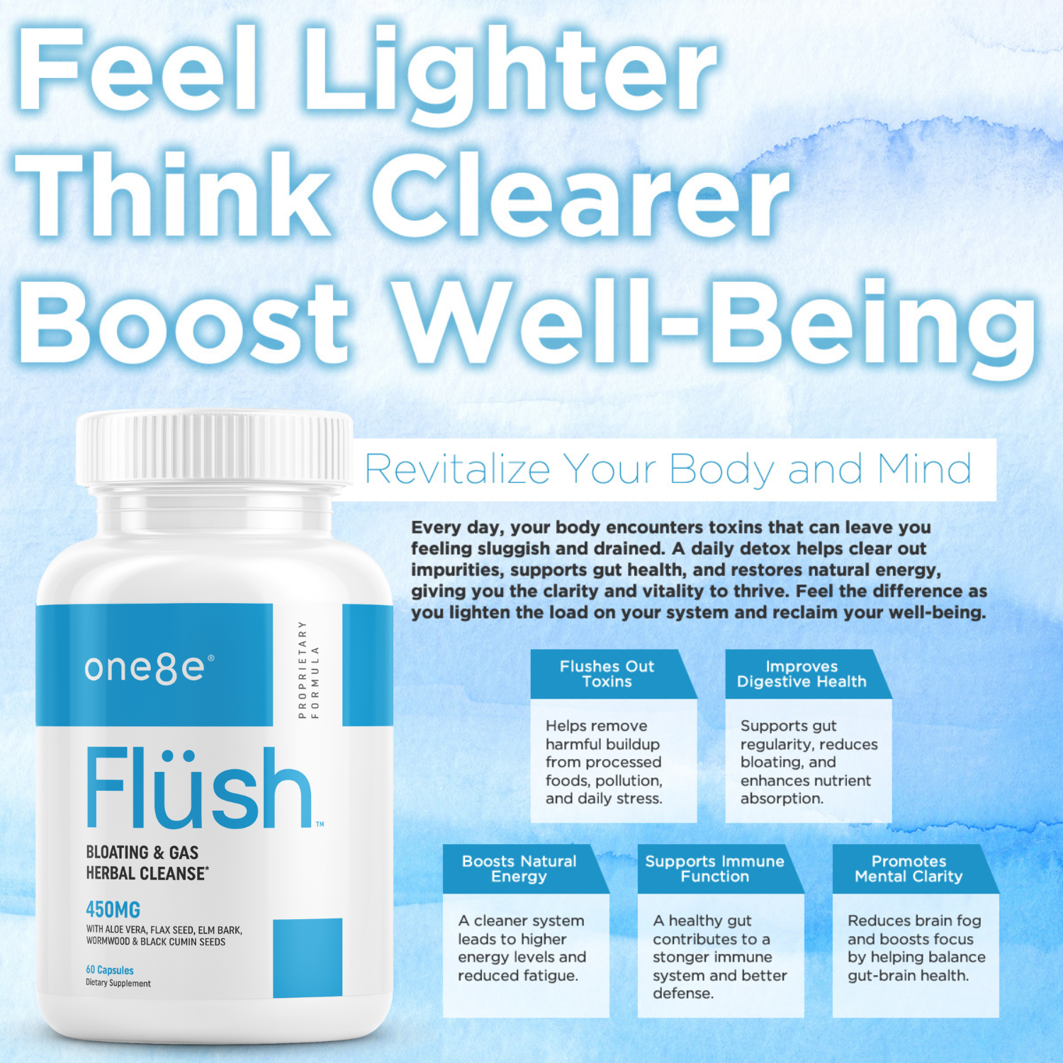 Flüsh - Bloating & Gas Daily Cleanse