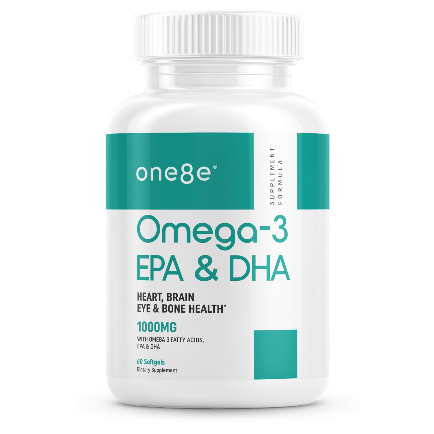 ONE8E Omega-3 EPA DHA supplement bottle